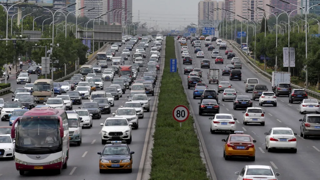 Large-engine cars are among the US imports that Beijing has said it will tax