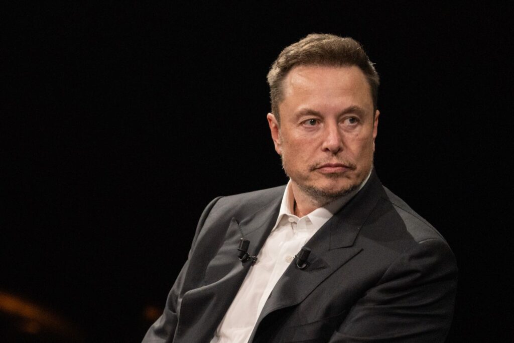 Tesla and SpaceX CEO Elon Musk takes his seat at the inauguration ceremony before Donald Trump is sworn in as the 47th U.S. President in the U.S. Capitol Rotunda in Washington, D.C