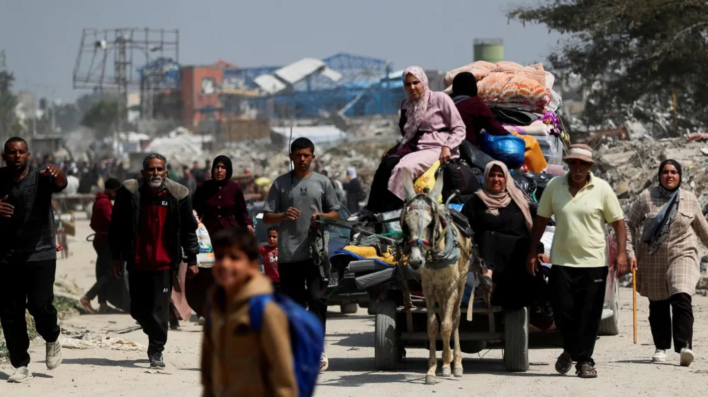 Many Gazans have fled their homes against after Israel renewed air strikes